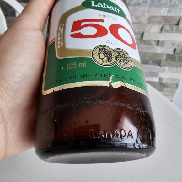 Vintage Labatt Ale 50 bottle 22oz large beer bottle 625ml - Picture 8 of 8